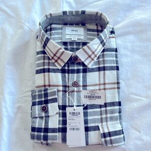 XXL Brax Feel Good brand LS Men’s Shirt NWT - plaid